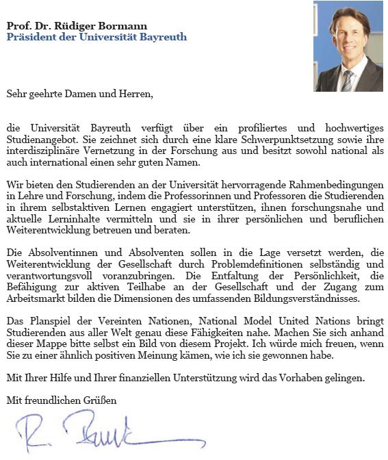 Referenzschreiben Rüdiger Bormanns